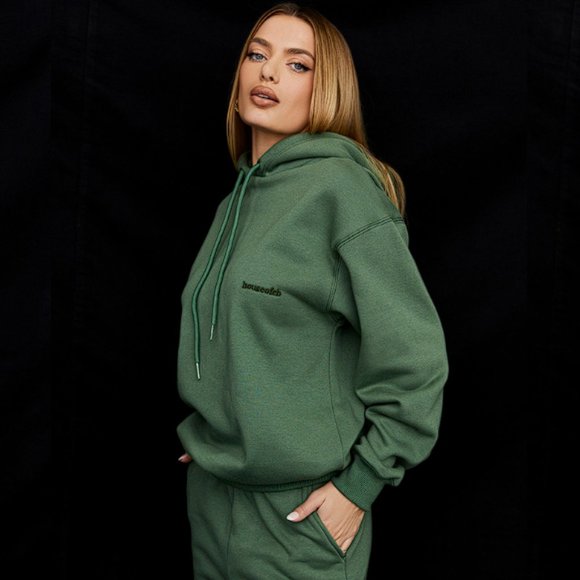 HOUSE OF CB 'Halo' Moss Oversized Hoodie NWOT - Picture 3 of 7